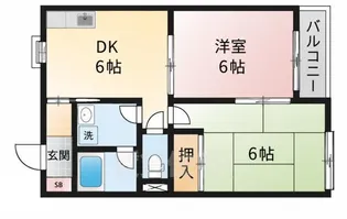 メゾン・ド・ボワ【1階】の間取り