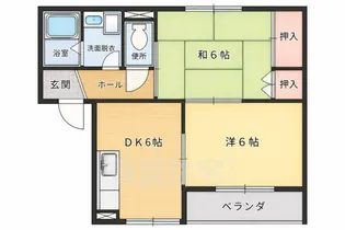 メゾン・ド・ボワ【1階】の間取り