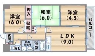 メゾン共栄【3階】の間取り