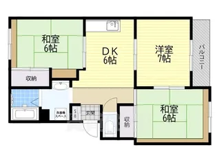 グリーンパーク高柳【3階】の間取り