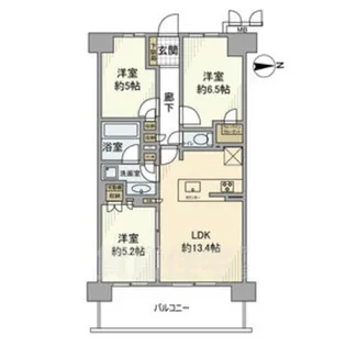 エムズシティ神宮前【1階】の間取り