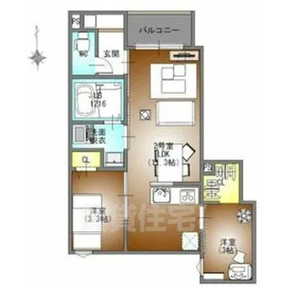 REGALEST六番町【2階】の間取り