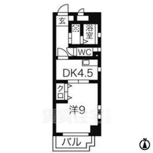 ユーハイツ三和II【3階】の間取り