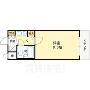 ライオンズマンション鴨川北【2階】の間取り