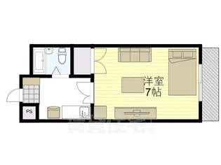 京阪錦マンション【2階】の間取り