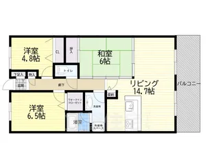 東急ドエル・アルス堺フェニックス【9階】の間取り