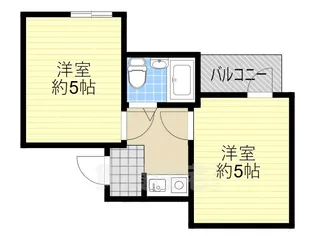 花kawa【2階】の間取り