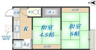 清蘭荘【2階】の間取り