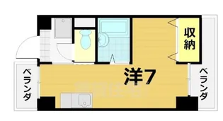 ペルルアール衣笠【3階】の間取り