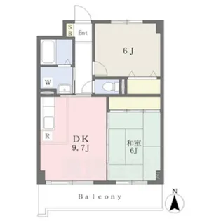 サザンヒルズ【4階】の間取り