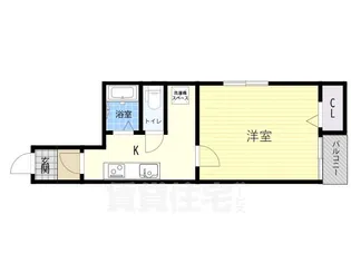 SKハイツ平野【1階】の間取り