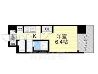プレサンス神崎川ファインブレス【9階】の間取り