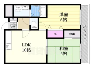 グランシャリオ千里丘【502号室】の間取り