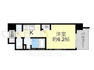 エスリード大阪平野プライム【6階】の間取り