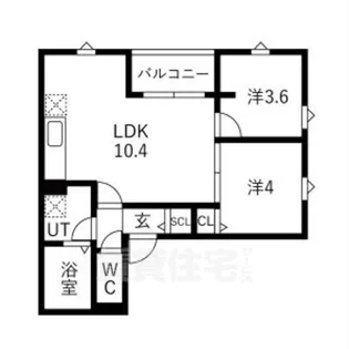 DEVELD西又兵ヱ【1階】の間取り
