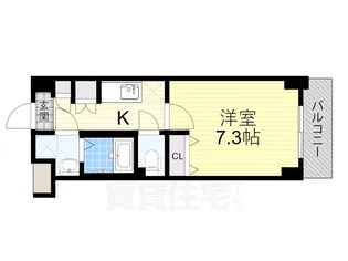 コンフォリア高槻【2階】の間取り