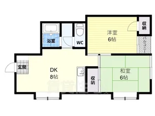 RIZE ONE 南新町【2階】の間取り