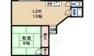 ラポーラクローデュ【2階】の間取り