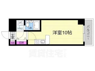 ライオンズマンション京都東堀川【2階】の間取り