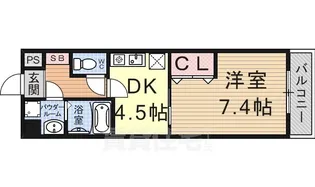ルナソル【4階】の間取り
