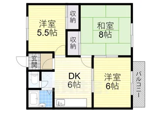 メゾンラフォーレ2【2階】の間取り