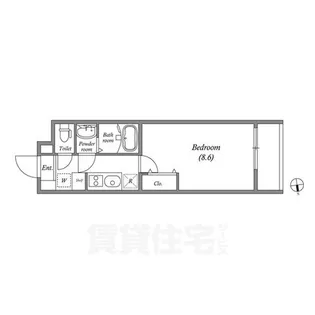 STANDZ金閣寺前【2階】の間取り