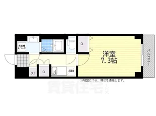 コンフォリア高槻【3階】の間取り