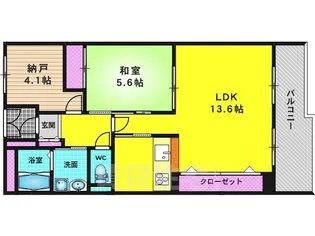 ミュー花水木 弐番館【2階】の間取り