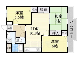 ダルバールやまと【3階】の間取り