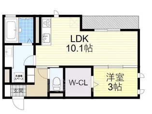 プランドール・T1【3階】の間取り