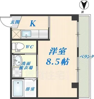 パールハイツ【1階】の間取り