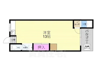 マンション千丈【4階】の間取り