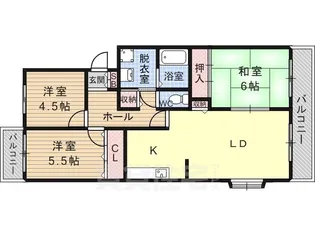 ペシュ・メゾン新熊【2階】の間取り