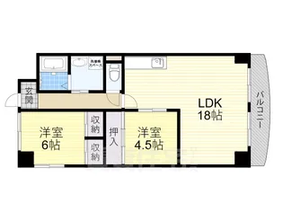 コンフォール【5階】の間取り