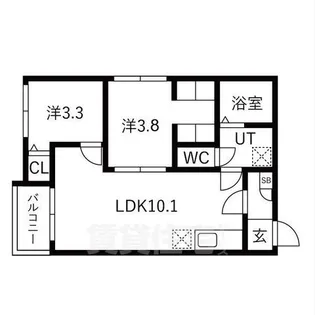 ilusion桜本町【3階】の間取り