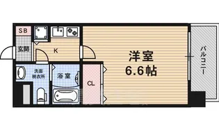 アクアプレイス京都御所ノ内【7階】の間取り
