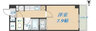 ステュディオ【8階】の間取り
