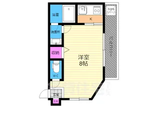 共栄ハイツ【2階】の間取り