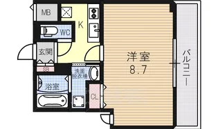 岩伸ヴィルブーケ湯里【3階】の間取り