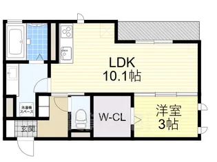 プランドール・T1【3階】の間取り