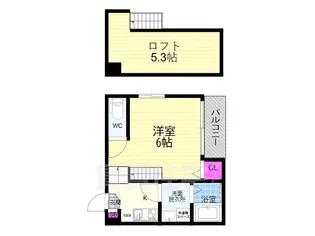 Hale Mahalo【1階】の間取り