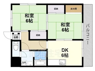 シルクロード醍醐【2階】の間取り