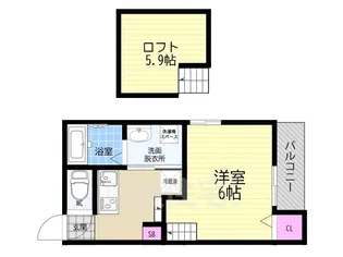 Hale Mahalo【2階】の間取り