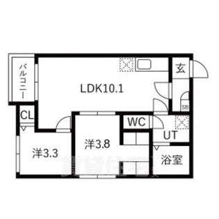 ilusion桜本町【2階】の間取り