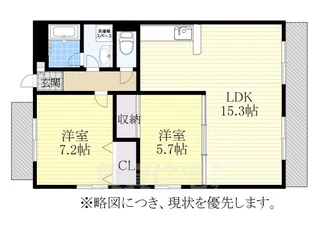 シティーライフ原【2階】の間取り