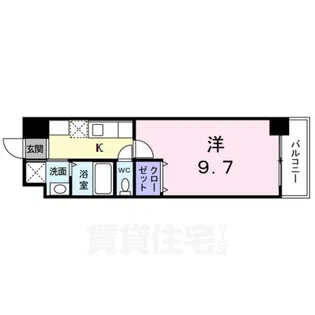 Bo.上七軒【1階】の間取り