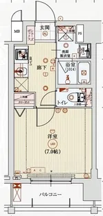 ベラジオレガシー京都西七条【2階】の間取り