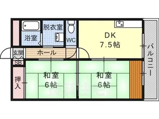 トキワマンション【3階】の間取り