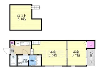 淀ヒルズ【1階】の間取り