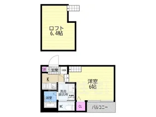 淀ヒルズ【2階】の間取り